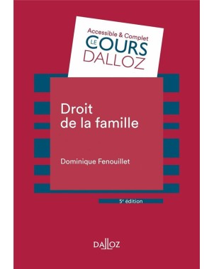 Droit de la famille - 5e ed.