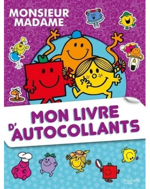 Mon Livre d'Autocollants - Monsieur Madame