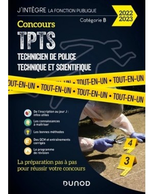 Concours TPTS  - Technicien Police technique et scientifique - 2022-2023
