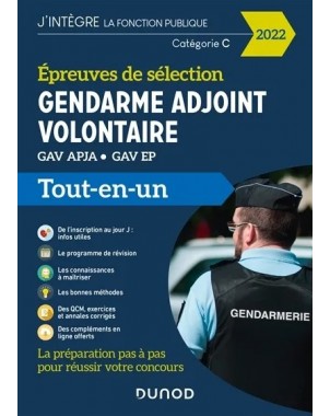 Epreuves de sélection Gendarme adjoint volontaire 2022