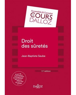 Droit des sûretés - 11e ed.