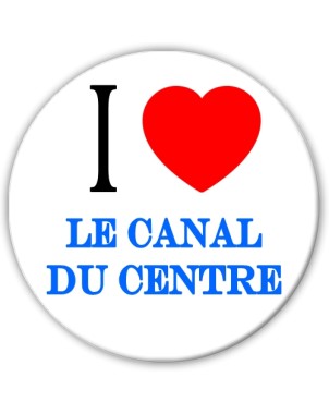 Badge I love le canal du centre