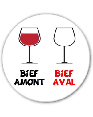 Badge Bief amont, bief aval