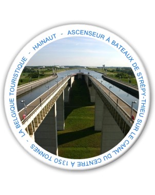 Ascenseur de Strépy-Thieu - Chenaux d'accès amont