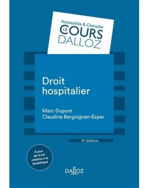 Droit hospitalier - 11e ed.