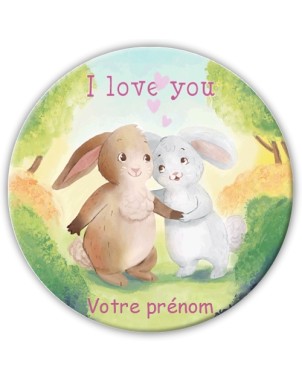 I love you (deux petits lapins)