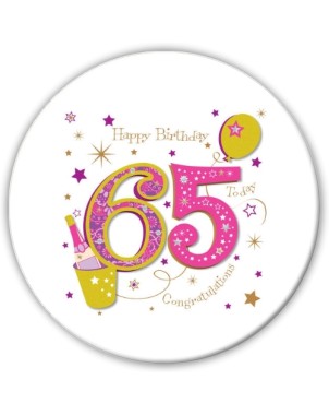 Happy birthday 65 today congratulations